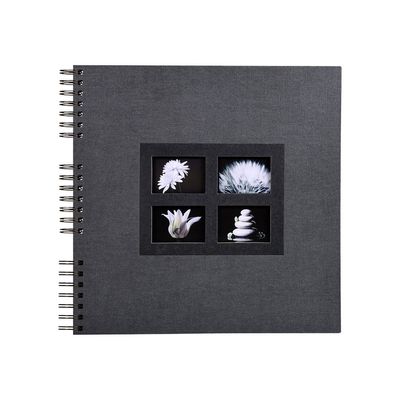 Exacompta Passion - Album photo à spirale 32 x 32 cm - noir