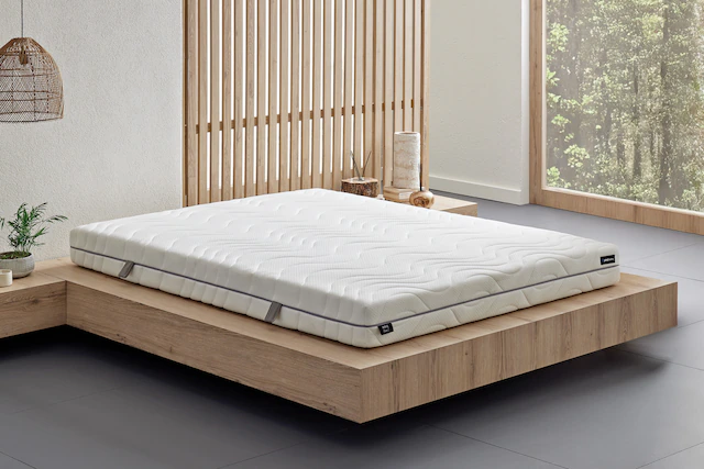 Yatas Bedding Taschenfederkernmatratze »Royal Duo 7 Slim, Matratze 90x200, 140x200 cm & weitere Grössen« 18 cm hoch Raumgewicht: 28 kg/m³ 434 Federn 1-tlg., 1 Stk. tlg. 7-Zonen, H2 / H3, Wendematratze, ergonomisch, atmungsaktiv