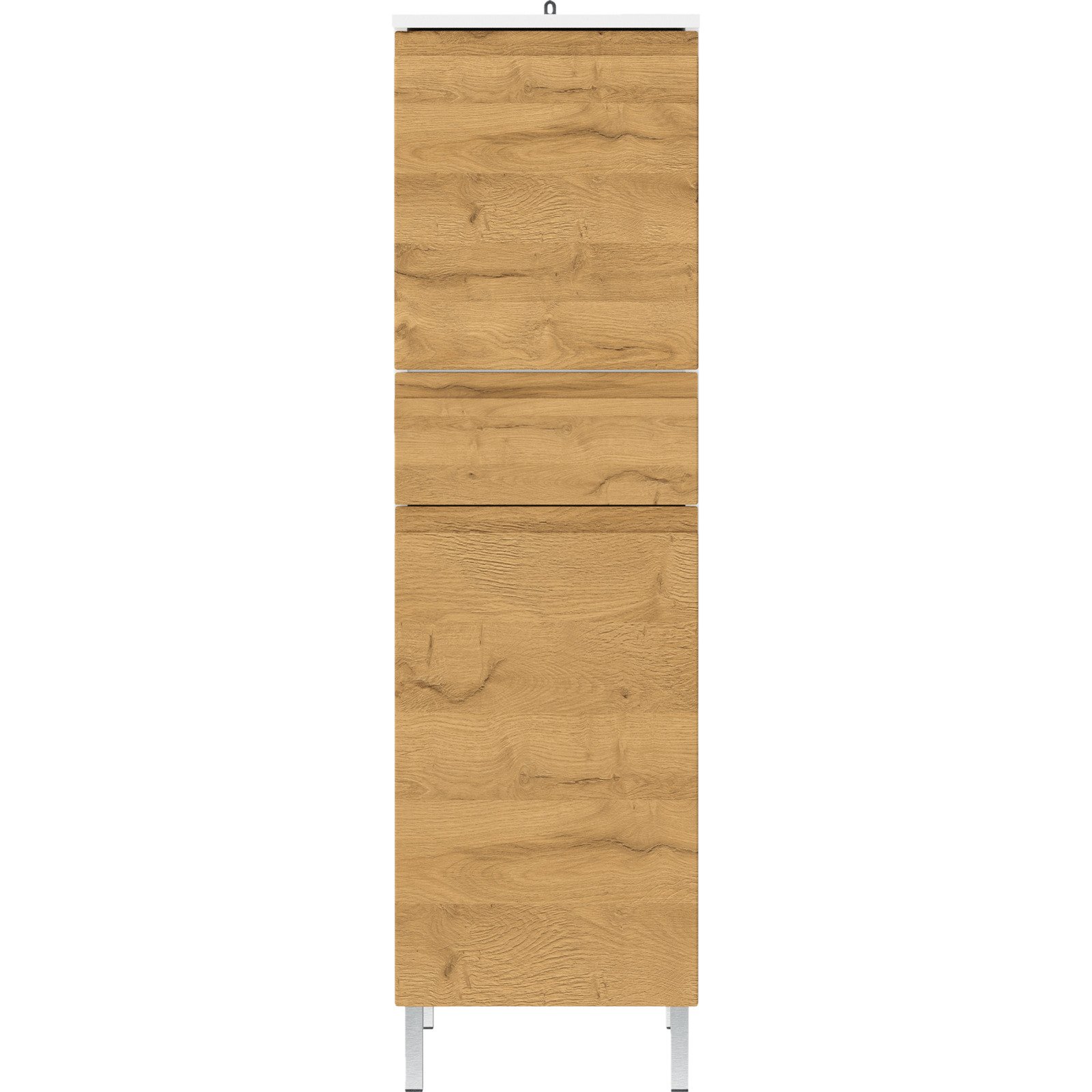 Kommode Torra Dekor weiss/Eiche 34 x 120 x 34 cm