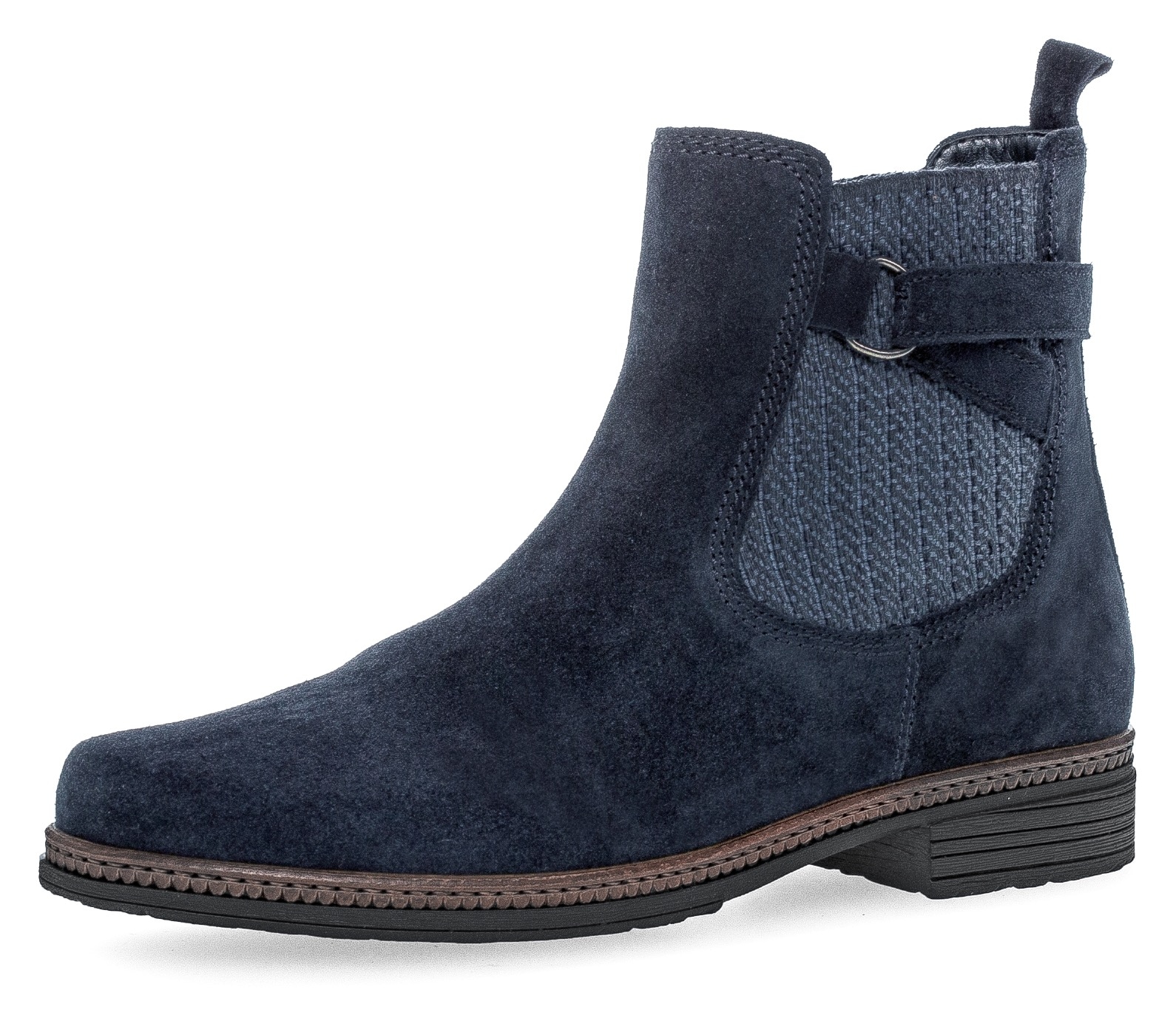 Gabor Chelseaboots  , Blockabsatz, Stiefelette, Businesschuh mit Zierriegel