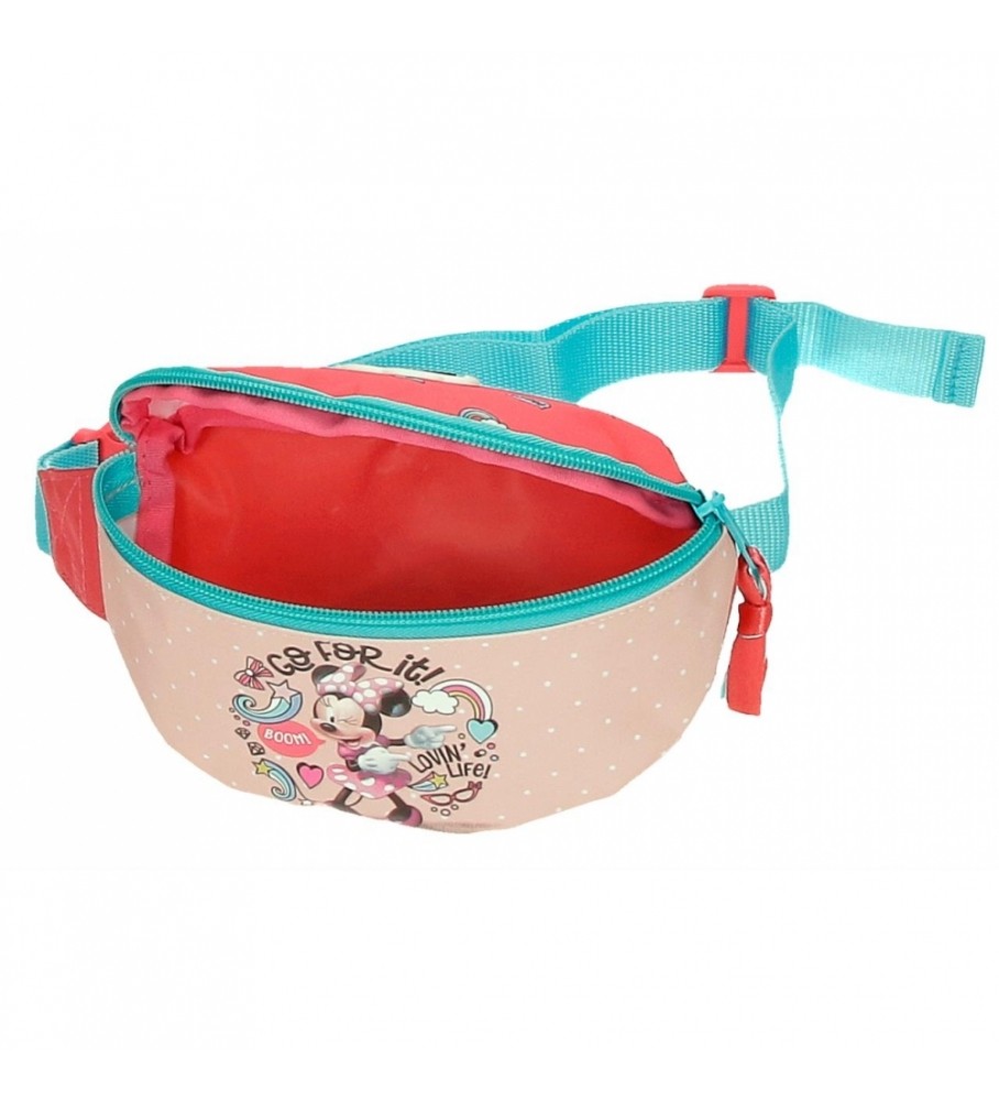 Bolsa de cintura rosa Joumma Bags Minnie Lovin Life