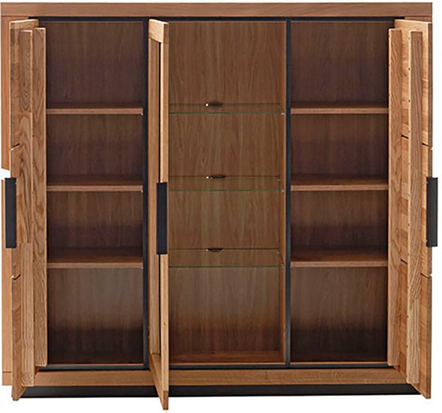 MCA living Highboard »Greno Highboard« 1 Stk. tlg. durchgehende Lamelle