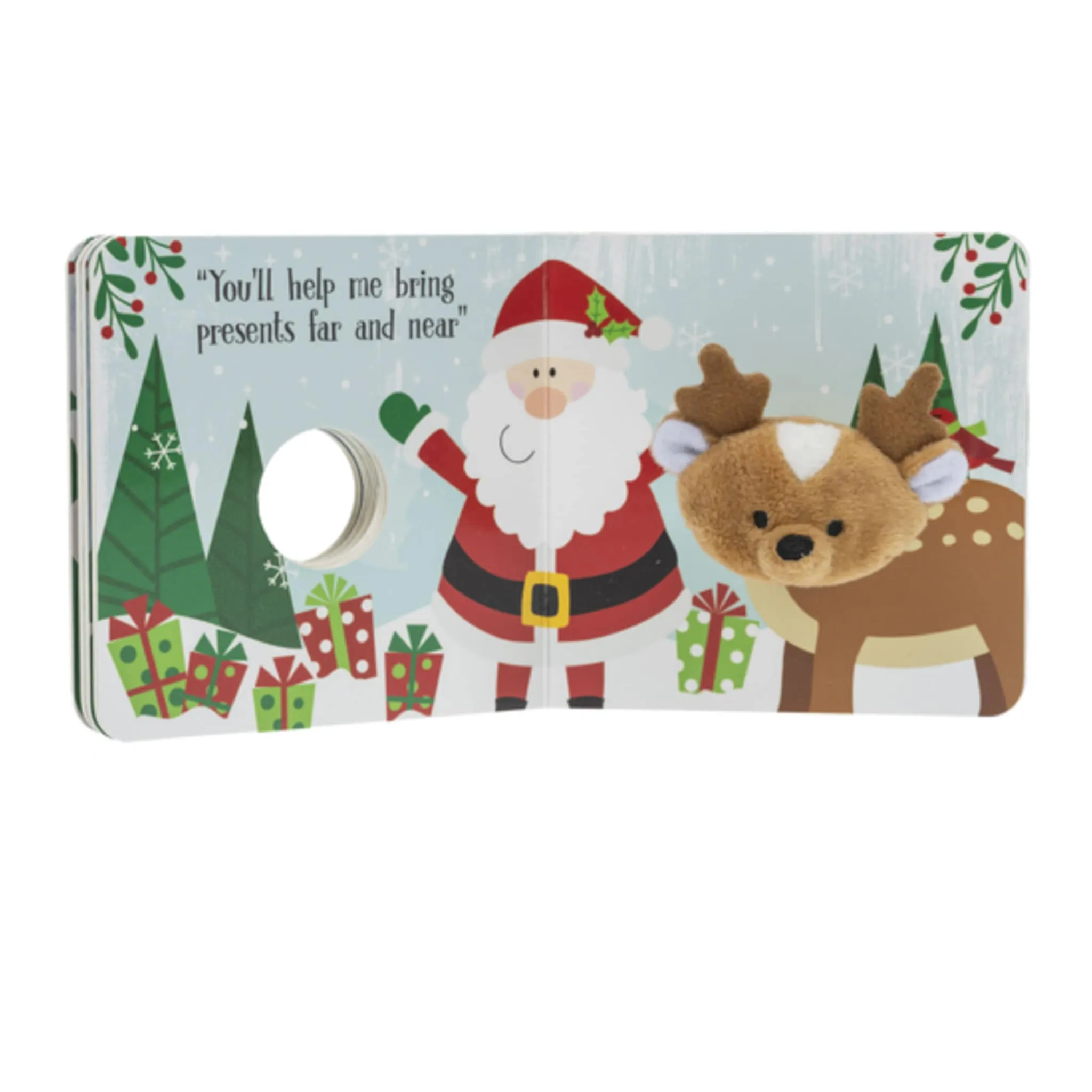 Ganz Livre Anglais Reindeer Finger Puppet Book