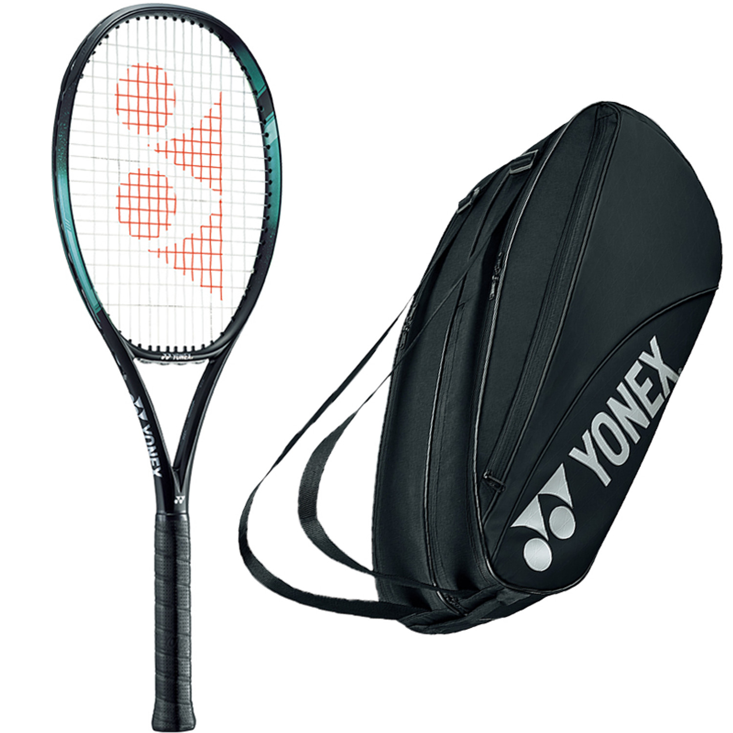YONEX EZONE 98 305 GR. + 6 RACKETBAG ZWART