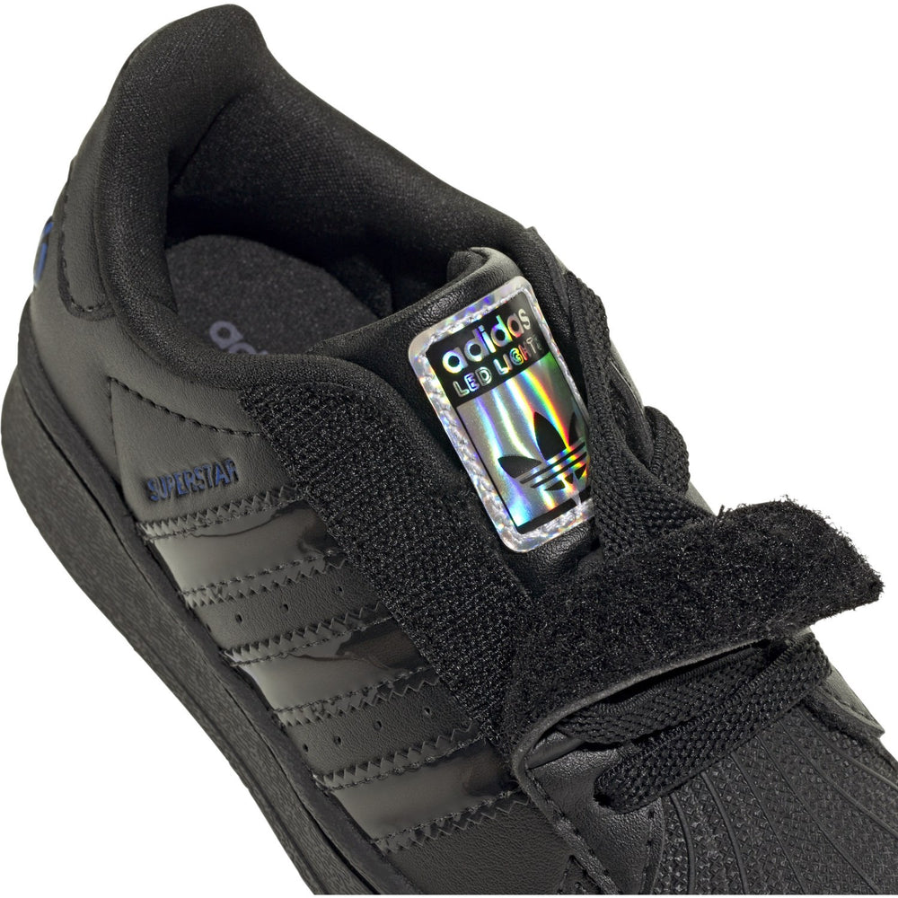 Køb adidas Originals Core Black/Core Black/Preloved Violet Superstar Led Lights Cf El I Sneakers