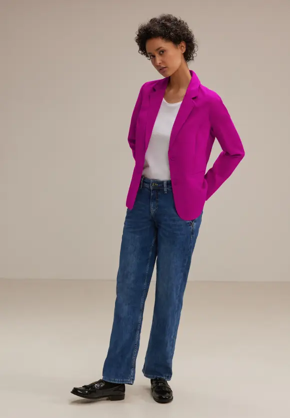 Twill Blazer - bright cozy pink