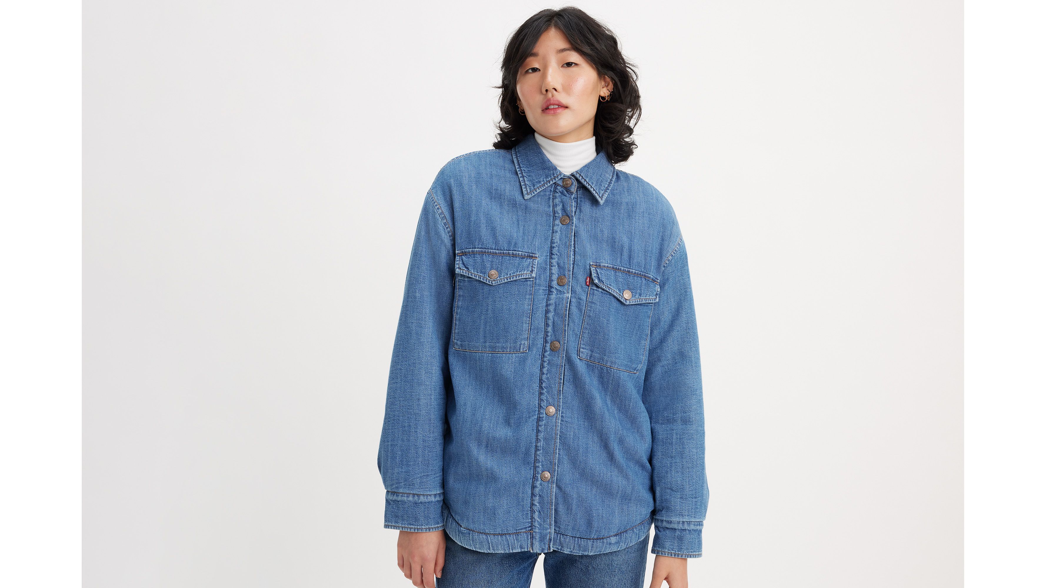 Veste-chemise Nola - Hip To Be Square 3 - Bleu