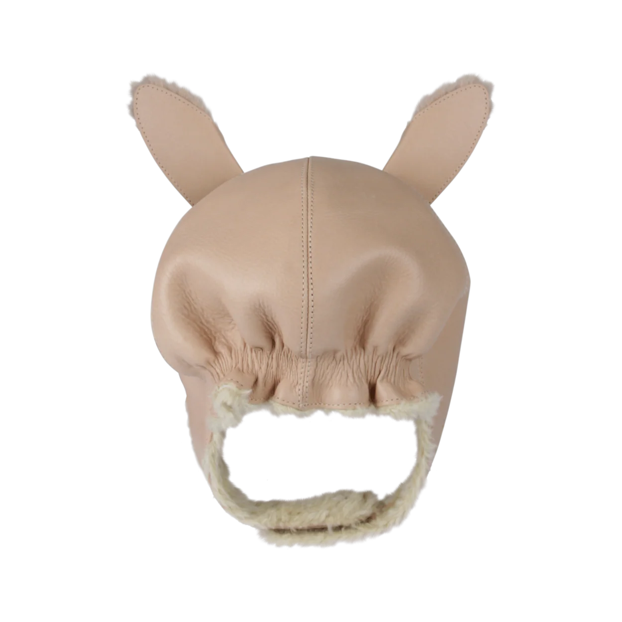 Kapi Exclusive Hat | Fluffy Bunny | Light Rust Leather