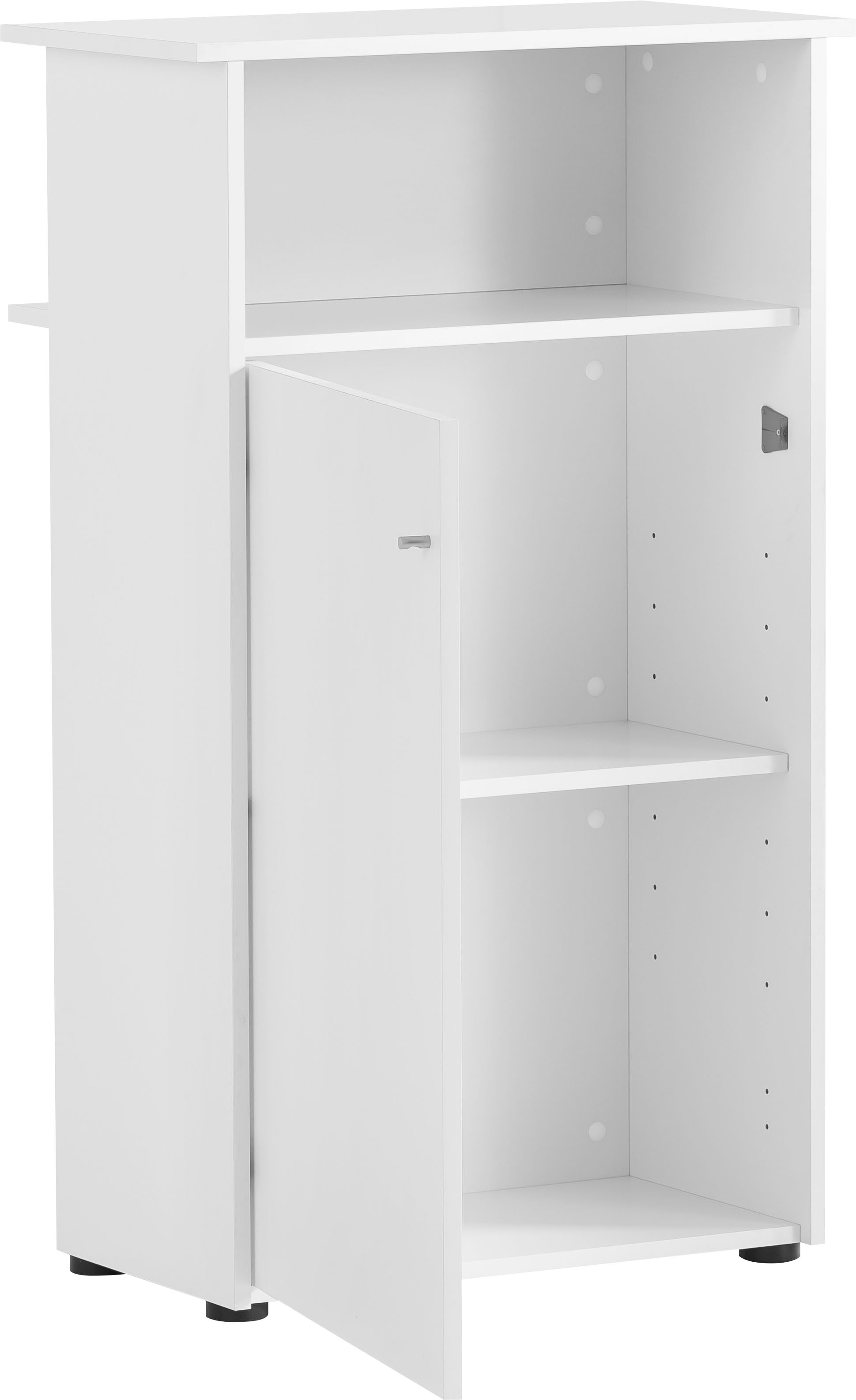 Schildmeyer Empfangstheke , Empfangstresen, 65x110 cm, Soft-Close-Ausstattung,