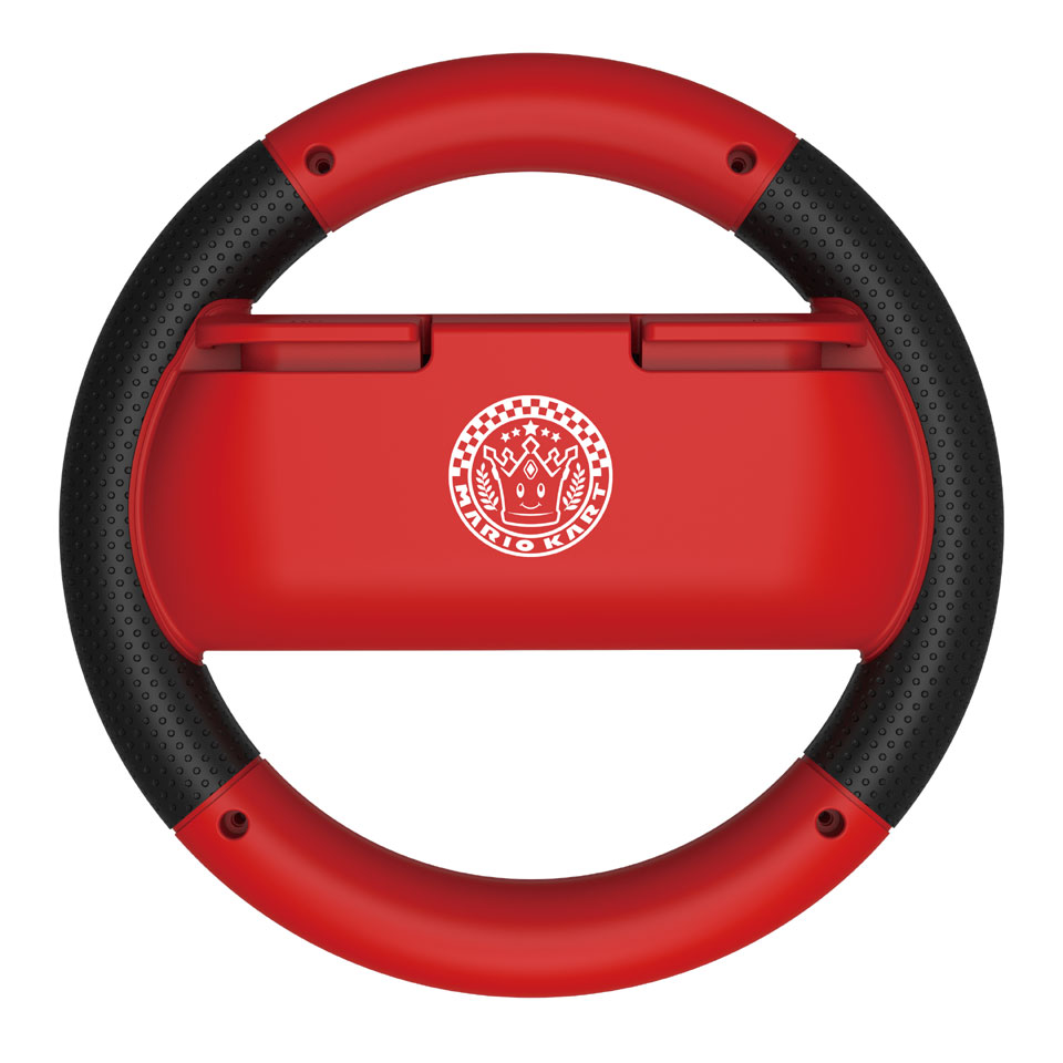 Nintendo Switch Hori MK8 Deluxe Racing Wheel Mario - rood