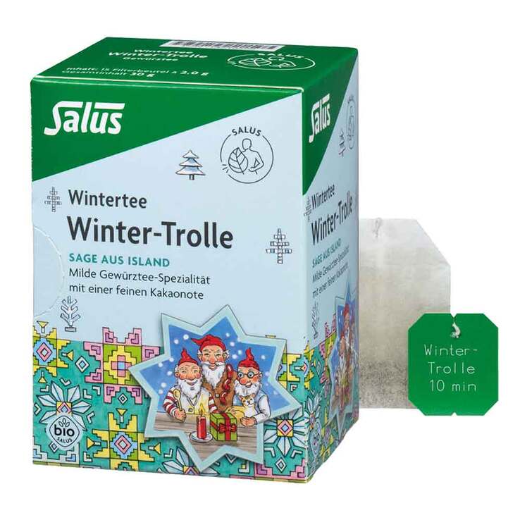 Winter-Trolle Wintertee Gewürztee Bio Salus Fbeutel , 15 St