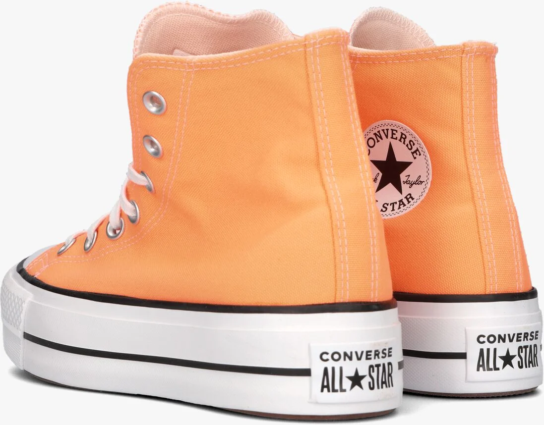 CONVERSE oranje converse hoge sneaker chuck taylor all star lift hi