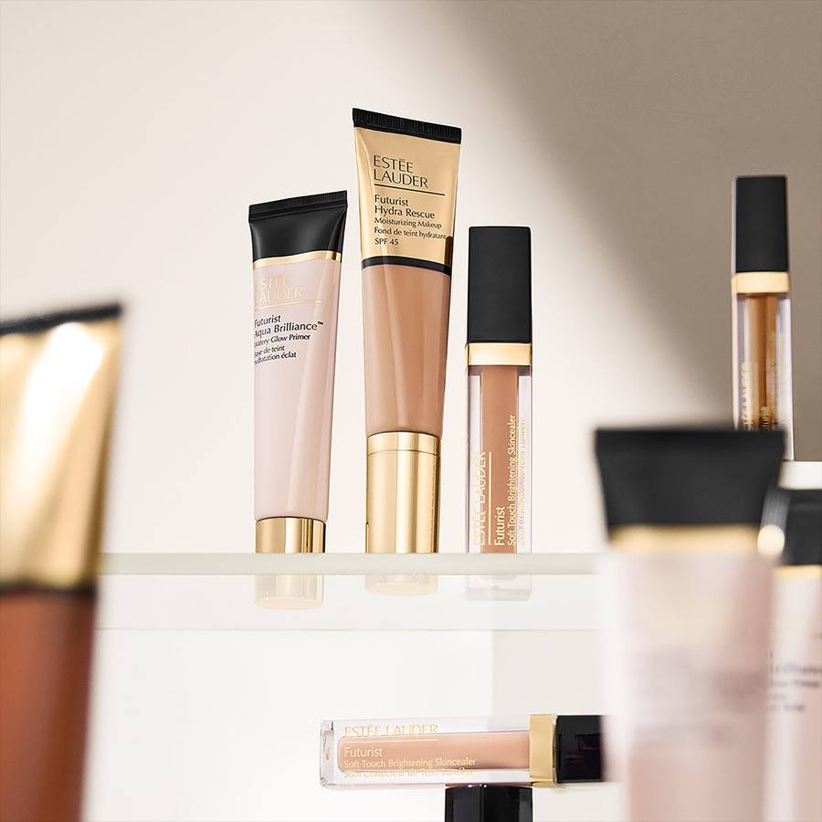 Estée Lauder Futurist Hydra Rescue Moisturizing Makeup Foundation SPF45 6W1 Sandal Wood 35ml