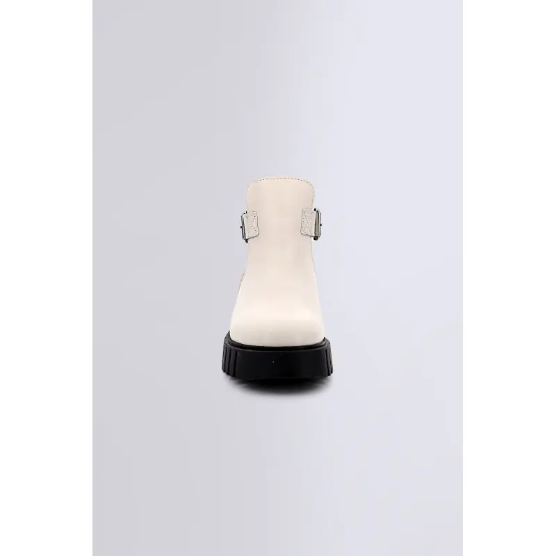 KICK FANTASY BLANC BOOTS Cuir Femme