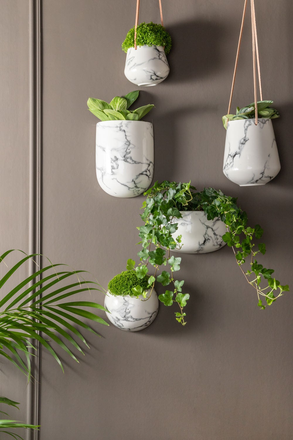 PT Living hangpot Skittle wit D 12,2 H 9,5 cm