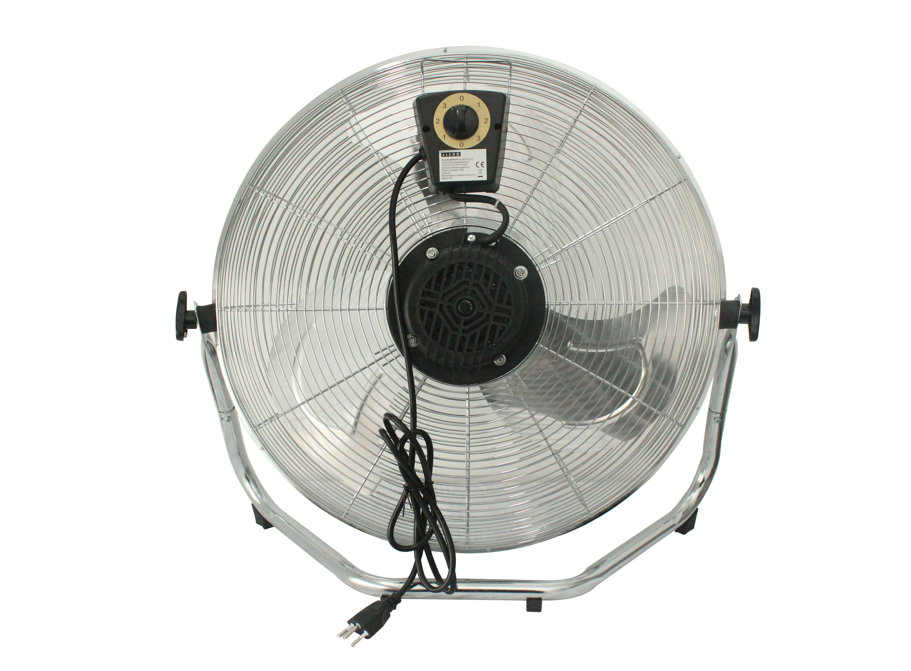 Bodenventilator 51 cm chrom