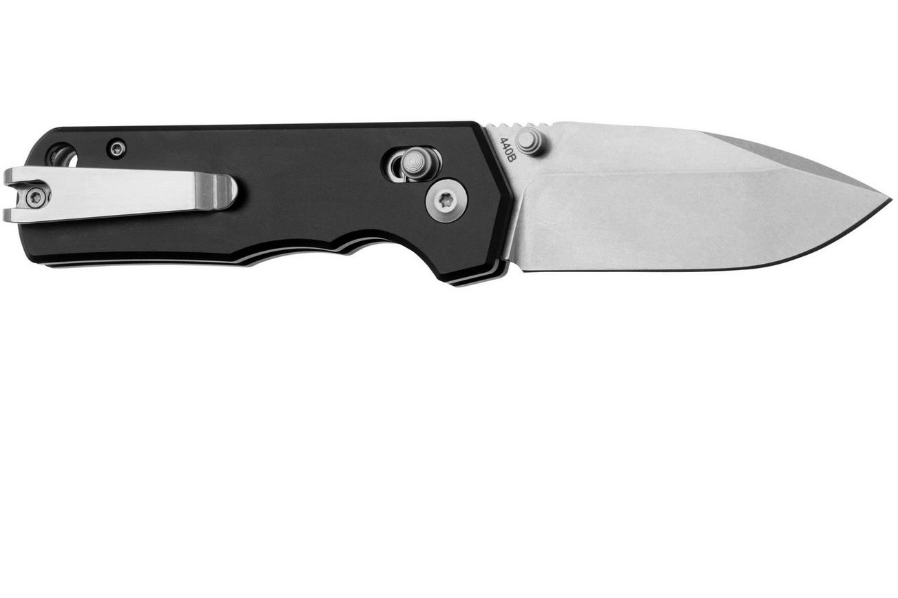 Böker Magnum Rockstub 01SC091 Stonewashed 440B, Black Aluminium, zakmes