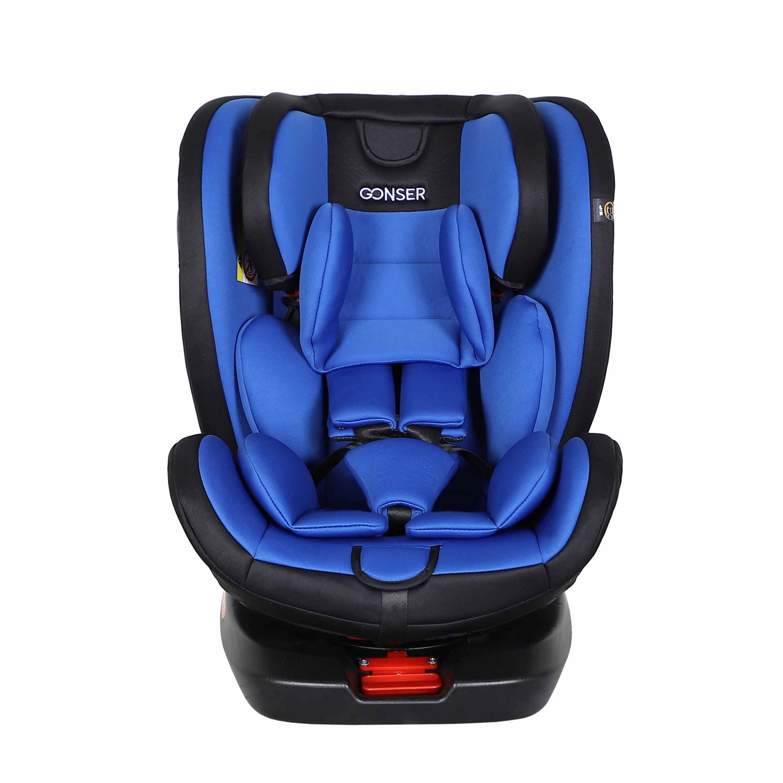 Kindersitz Auto 360° drehbar schwarz/blau