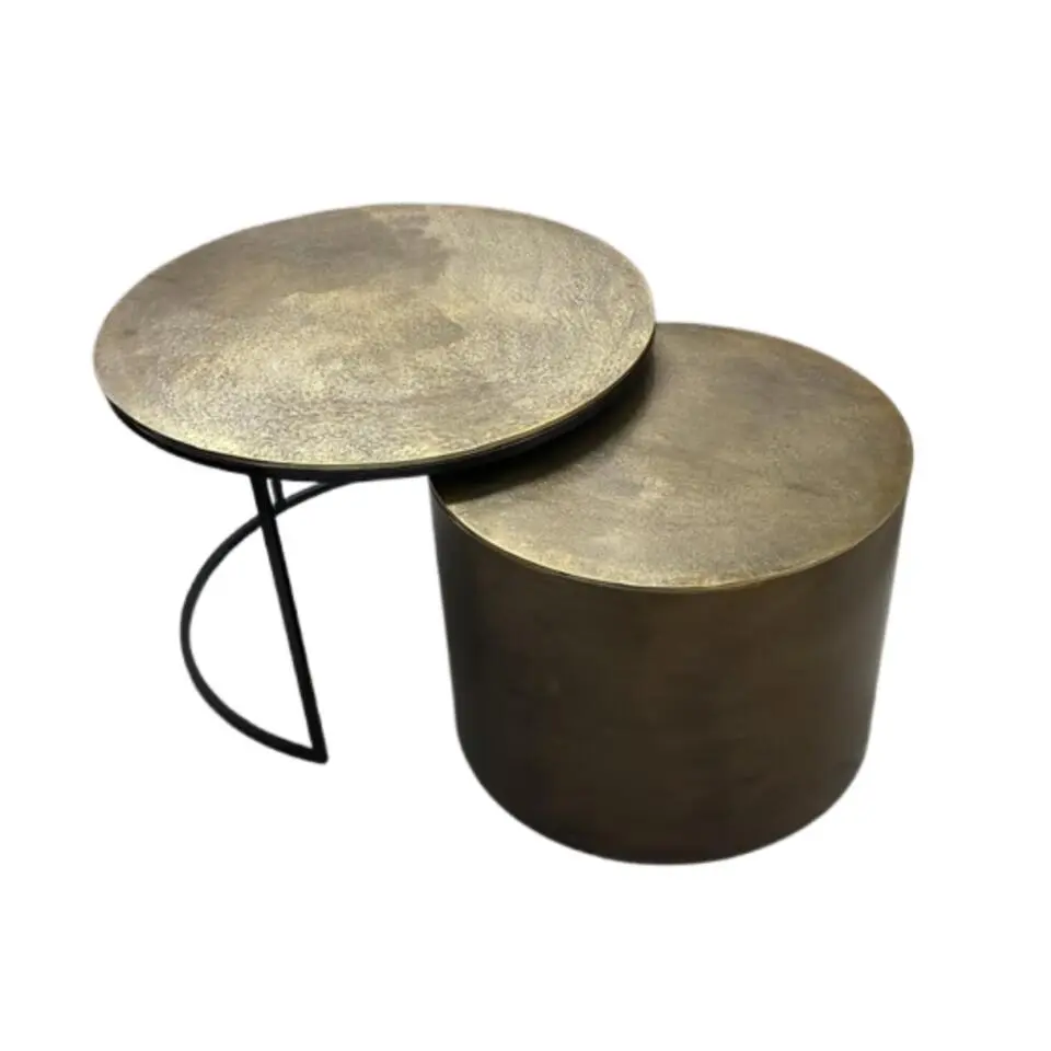 Starfurn - Salontafel Luna - Goud - 75x75x45 cm