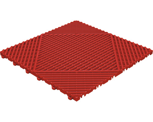 Florco Classic kunststof kliktegel, 40x40 cm, rood