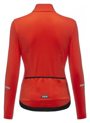 Maillot Manches Longues Femme Gore Wear Progress Thermo Orange
