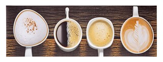 Küchenläufer Coffee 50 x 150 cm
