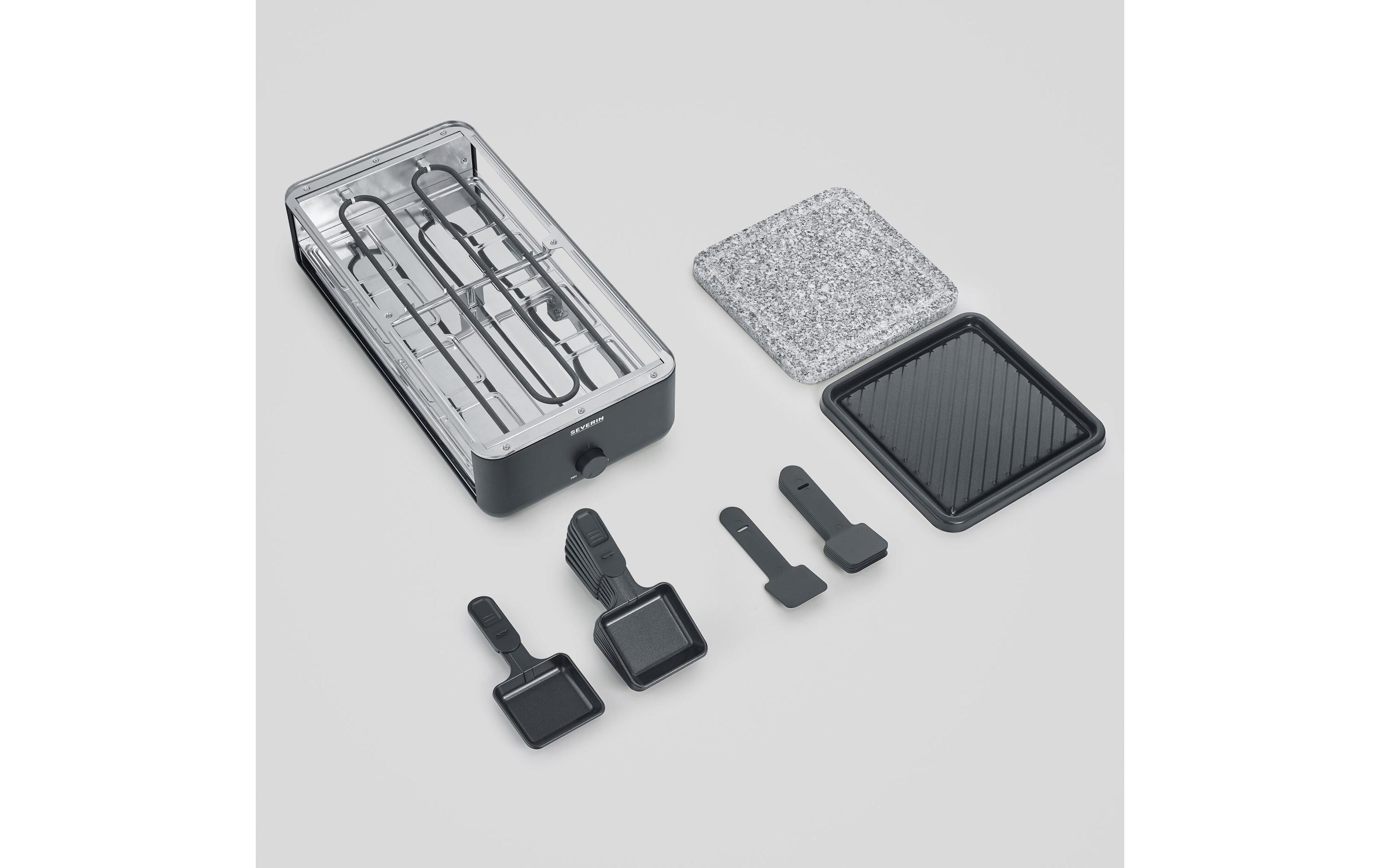 Racletteofen Black Line Lite RG 2366 8 PersonenRaclettegrill mit 1300 W Leistung
