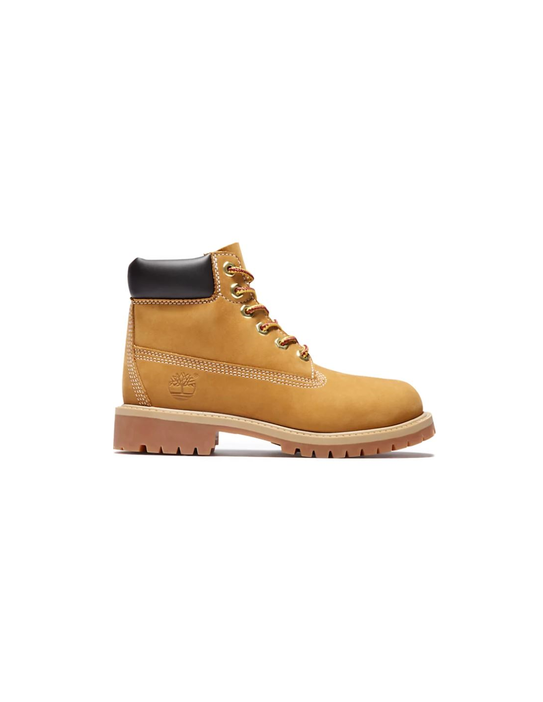 timberland boots enfant original 6in prem wp wht nubuck jaune