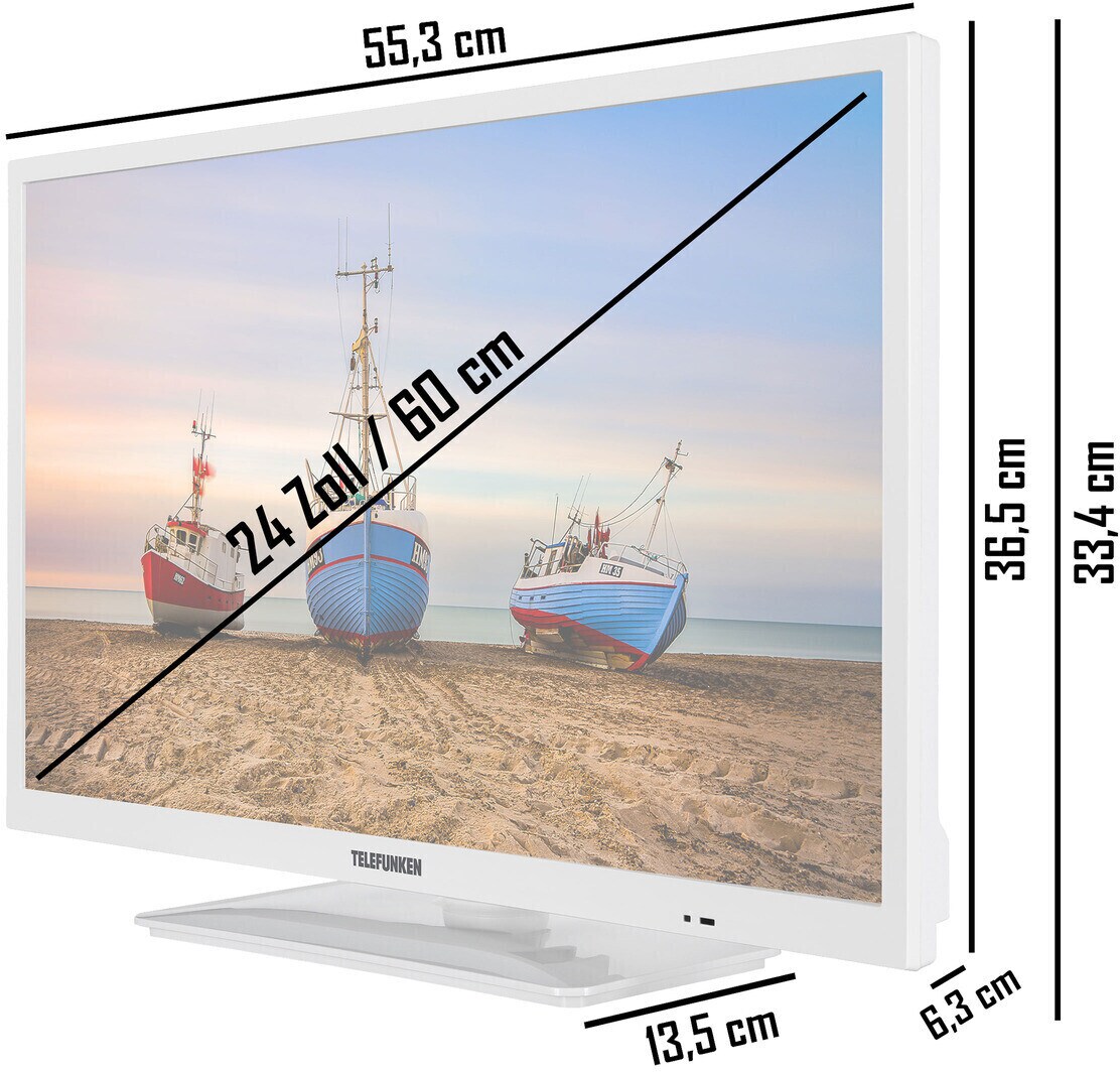 Telefunken XH24N550M-W 24 Zoll Fernseher (HD Ready, Triple-Tuner)