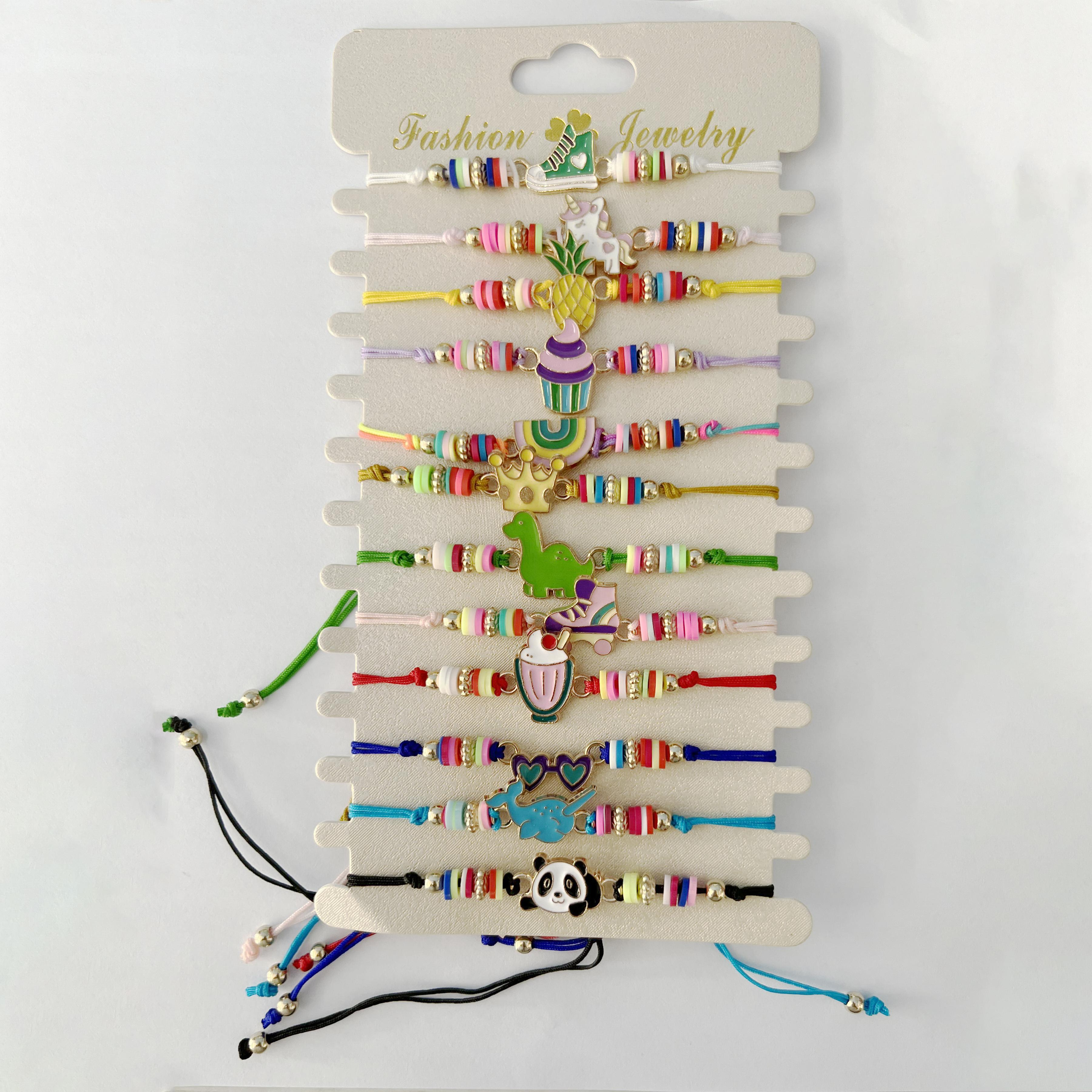 (12er Set) Kinder Schmuck Armband Geburtstags Party Gast Geschenke - Style 2
