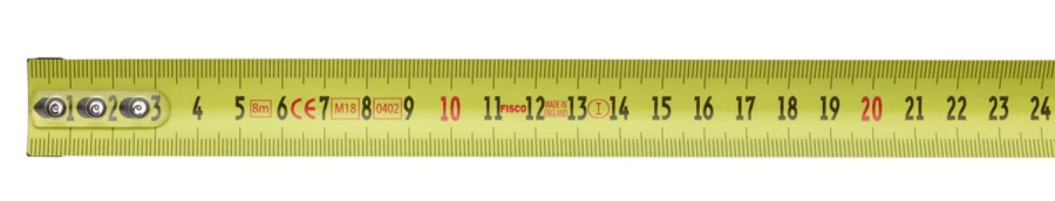 Hultafors BT 8M Rolbandmaat staal - 8m x 25 mm