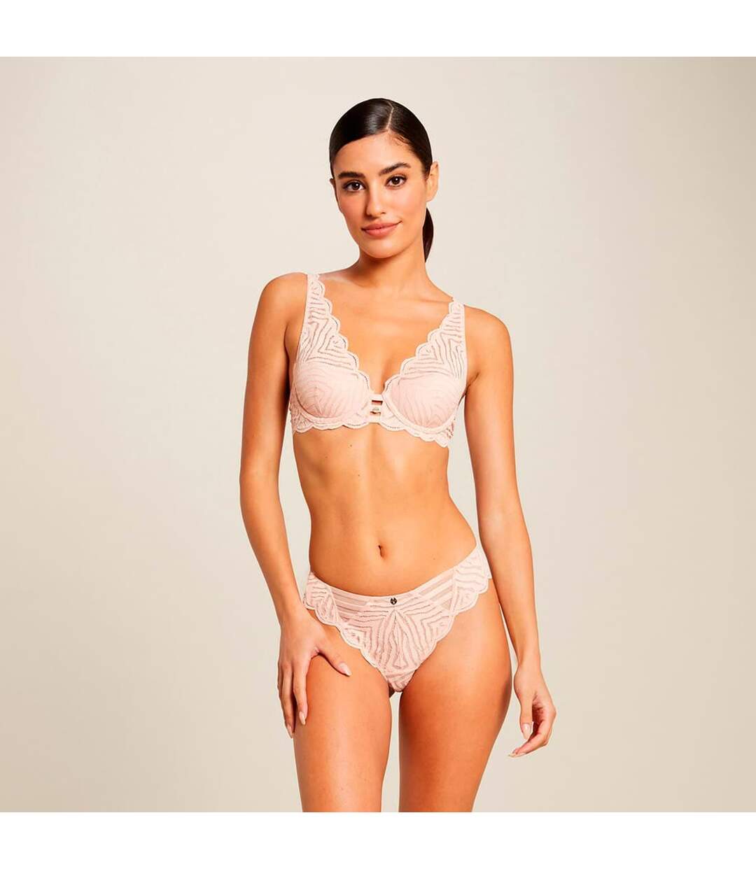 Soutien-gorge ampliforme rose Marianne