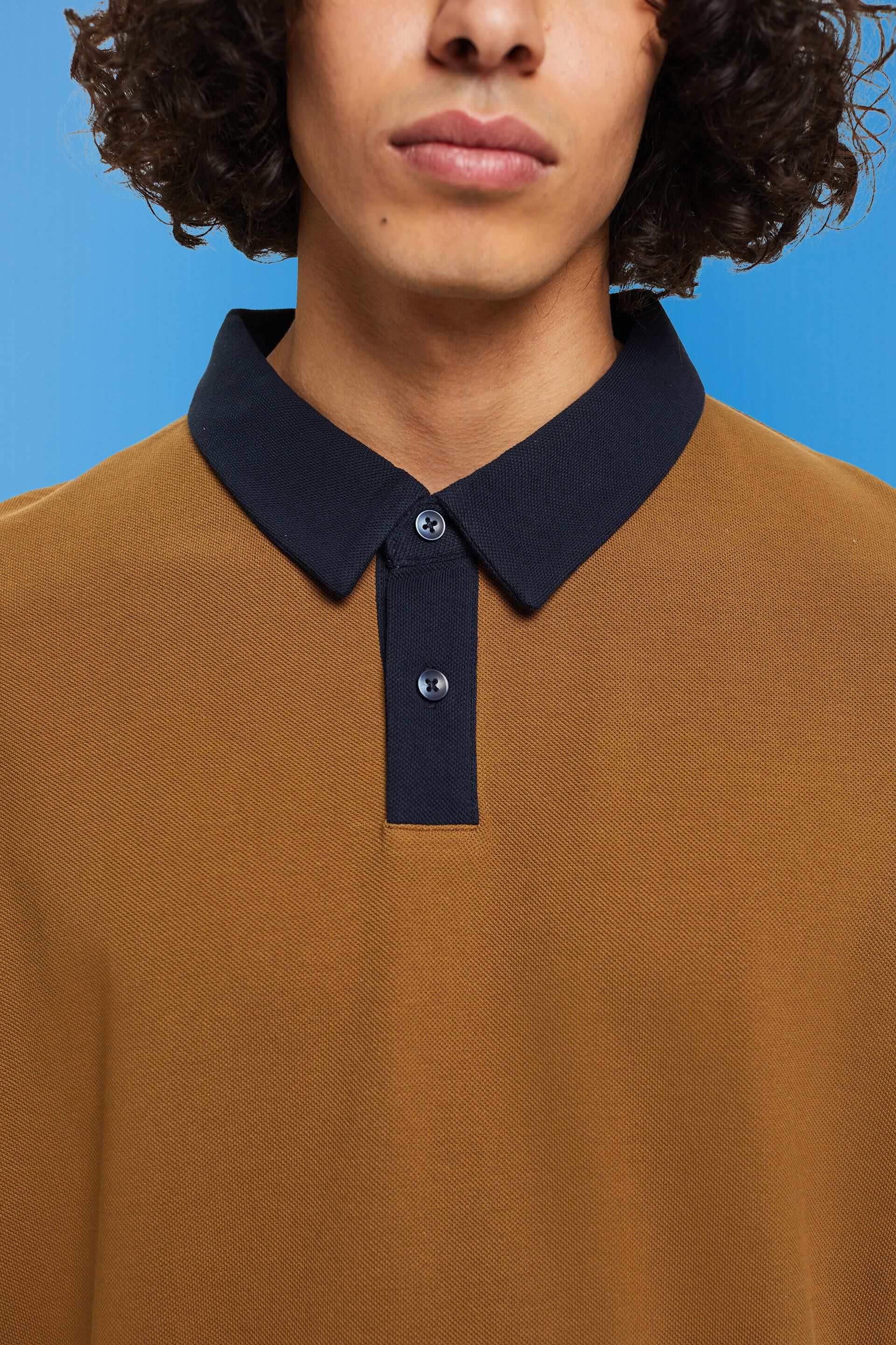 Polo en maille piquée de coton