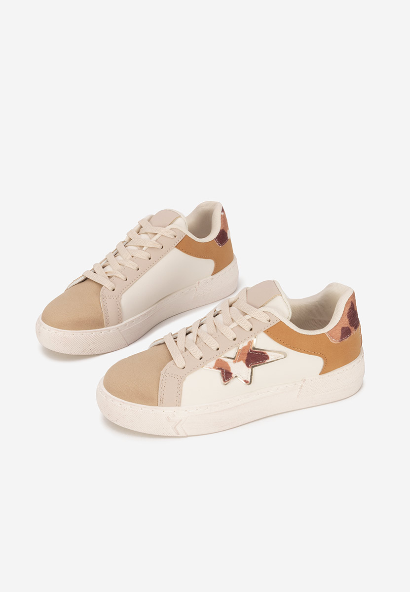 Baskets pour femme kaki Steliana