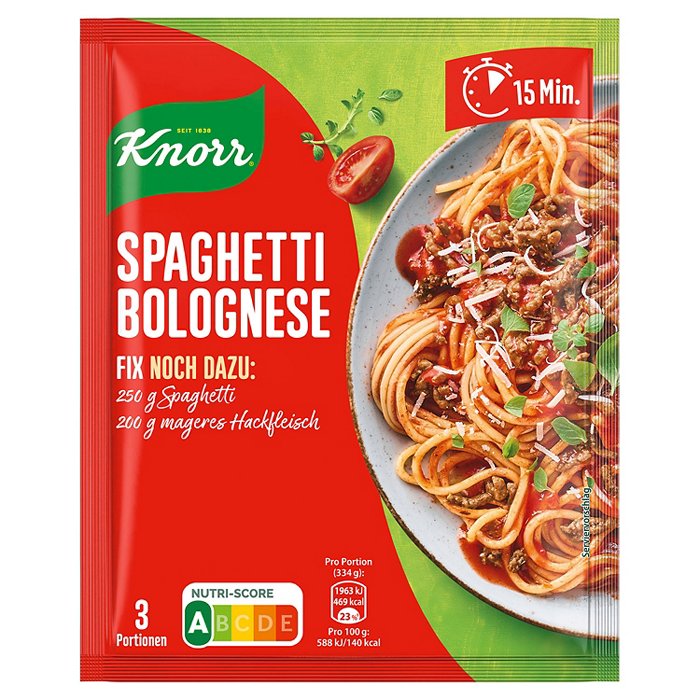 KNORR Fix 40 g, Spaghetti Bolognese