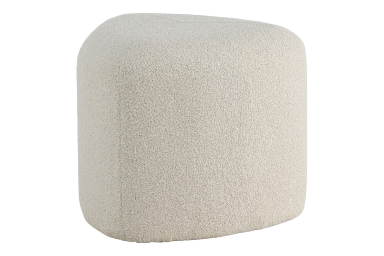 Peg puff Offwhite teddystoff