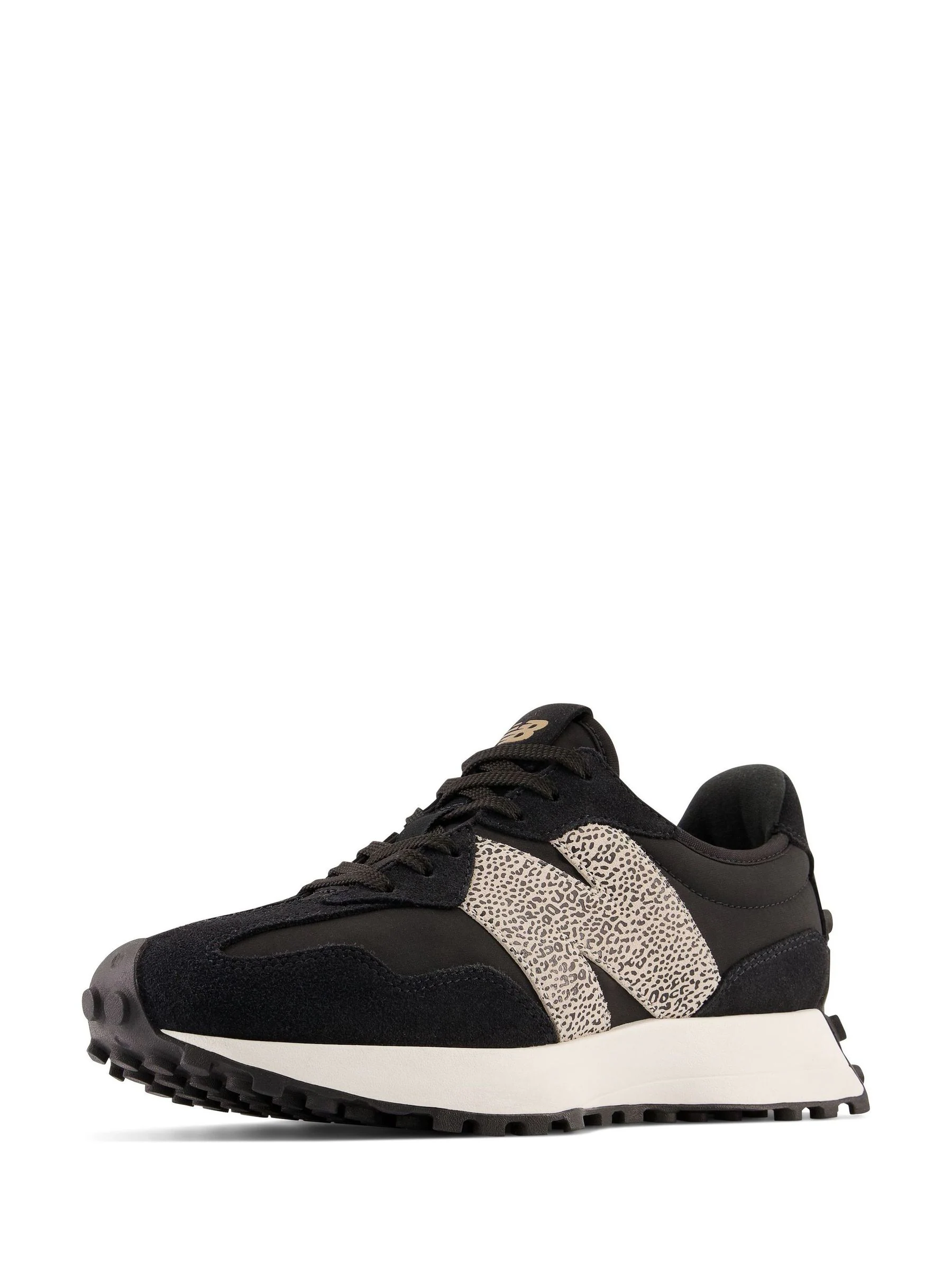 Zwart - New Balance 327 damessneakers