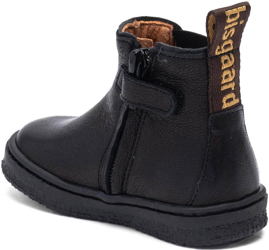 Bisgaard Phillip leren enkelboots zwart