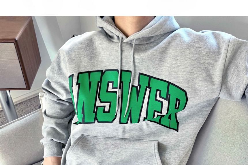 SeoulPop - Losse hoodie met letters