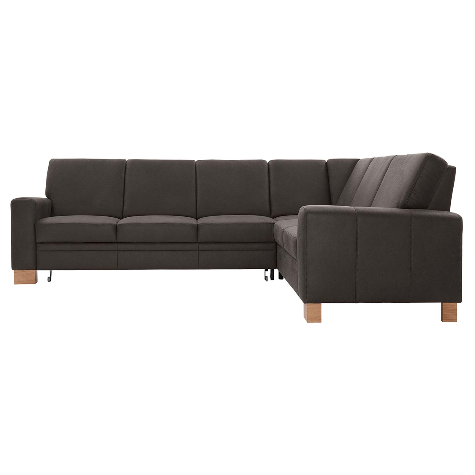polsterpower Ecksofa - Saddle anthrazit - Basismodell - rechts