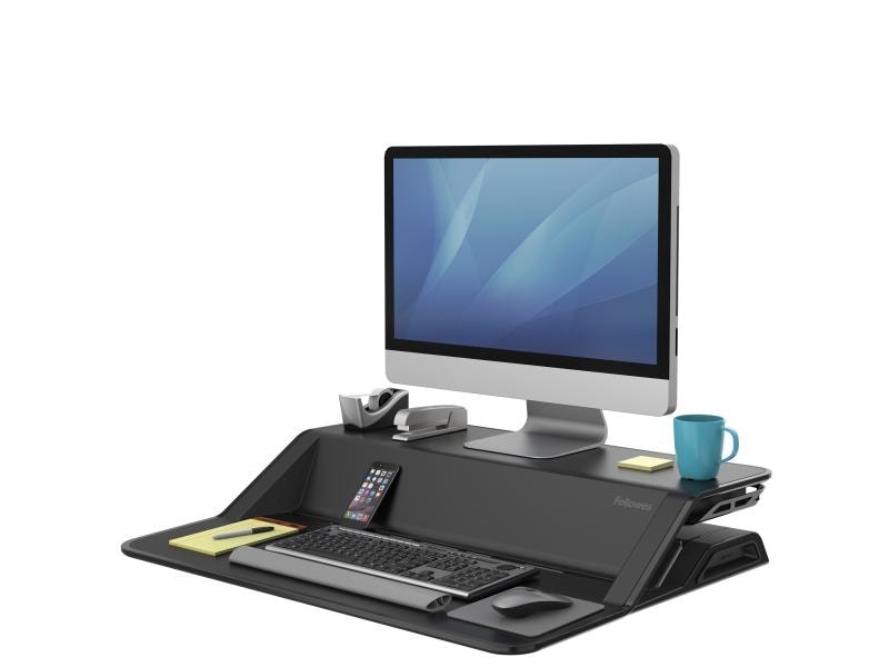 Fellowes Workstation Lotus Schwarz Sitz-Steh-Plattform