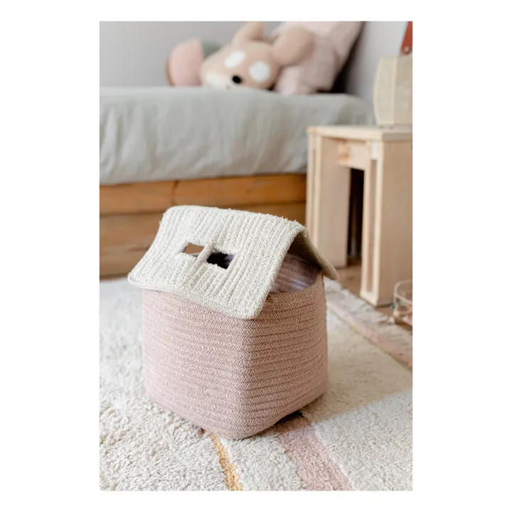 Lorena Canals Panière de rangement maison  | Beige Nude