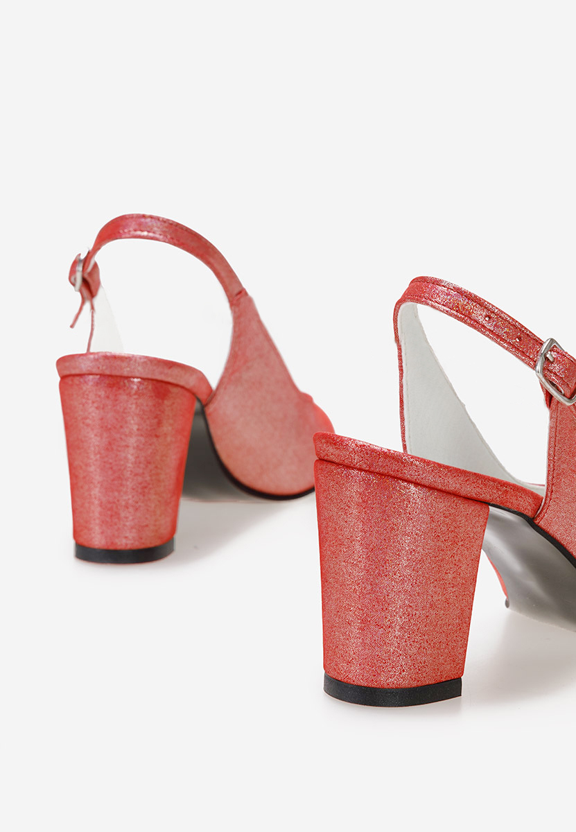 Chaussures slingback rouges Ludiva V2