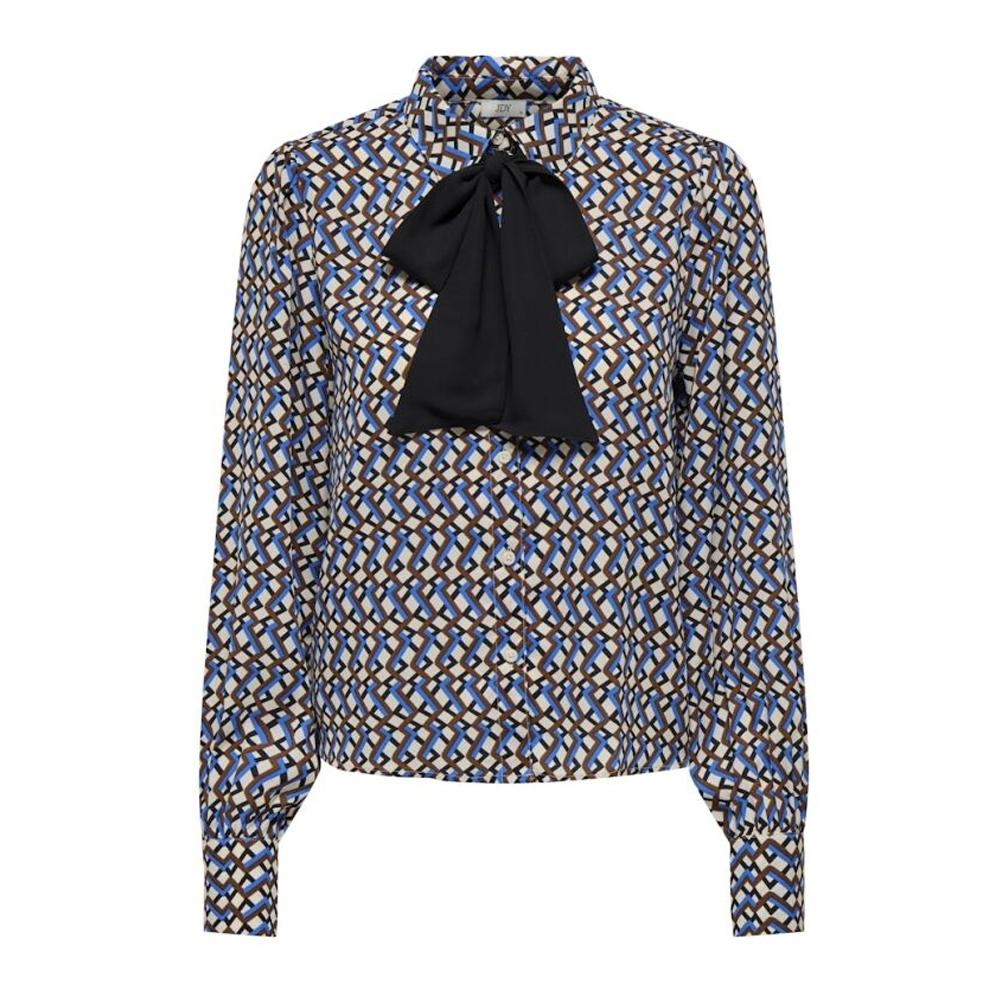 JDY Blouse Beige/Noir/Bleu Imprimé Femme JDY Life Boey