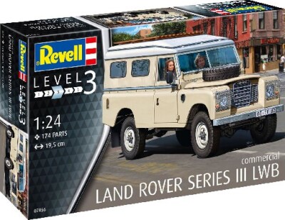 Revell - Land Rover Series III Lwb Modelbil Byggesæt - 07056