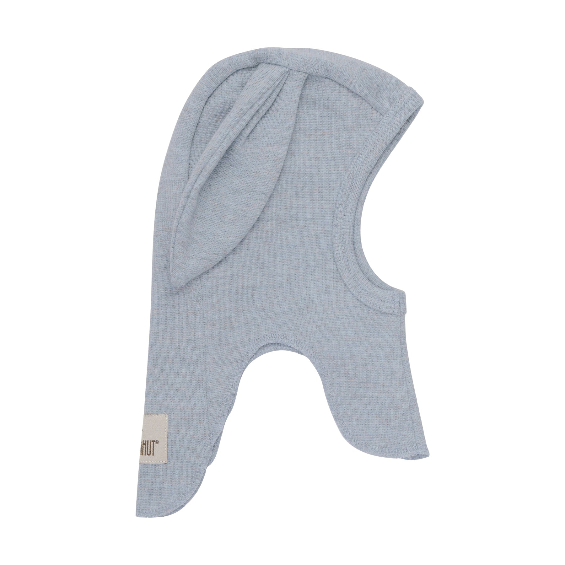 Huttelihut Balaclava Ears Wool Rib quarry
