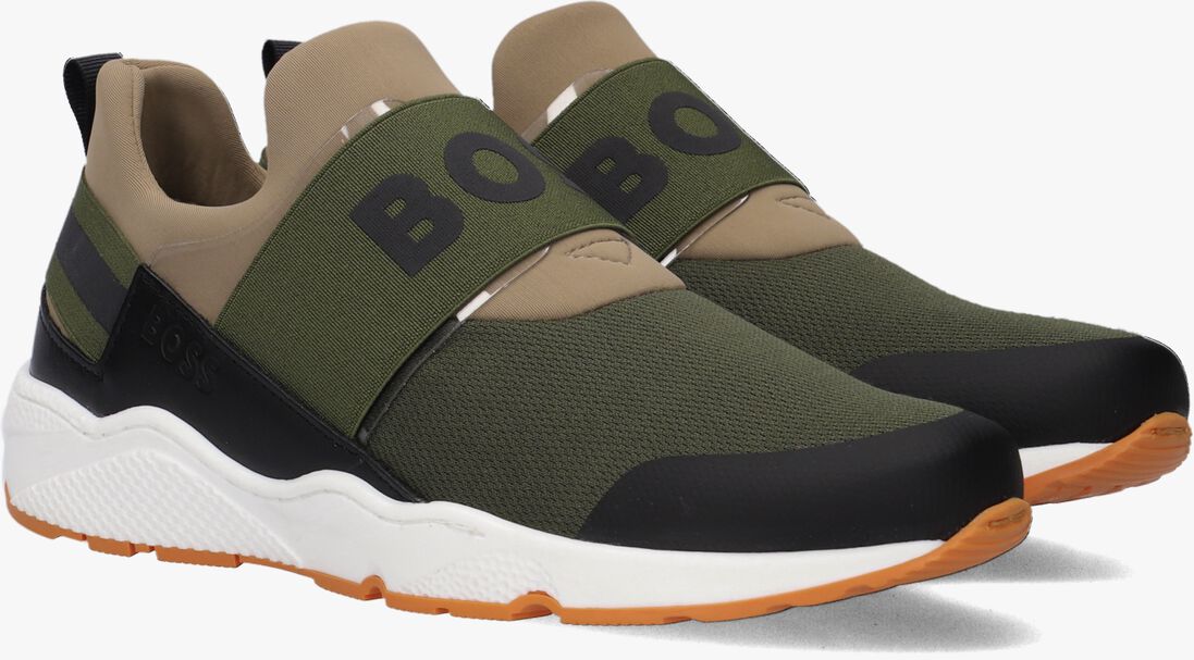 BOSS KIDS groene boss kids lage sneakers baskets