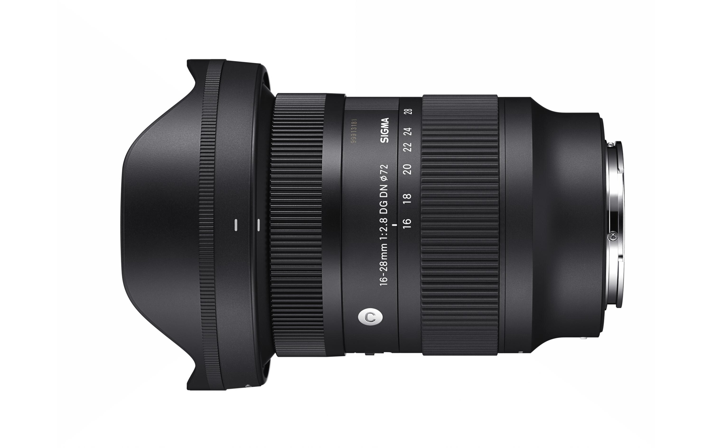 Zoomobjektiv 16-28mm f / 2.8 DG DN Contemporary L-Mount<br>Hochleistungsfähiges, kompaktes Ultraweitwinkelzoom mit einer konstanten Lichtstärke von F2.8