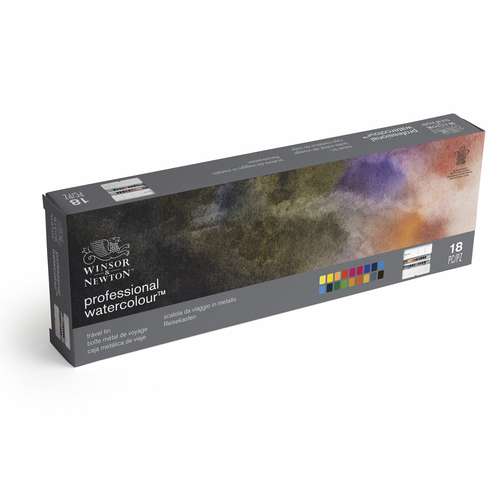 WINSOR & NEWTON™ Professional WATER COLOUR™ 18-teiliges Reise-Set