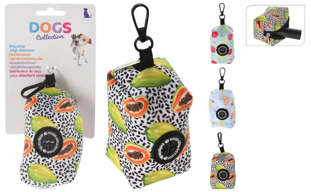 Dispenser til hundeposer - assorterede designs